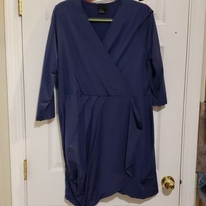 Faux wrap dress - worn once! 18